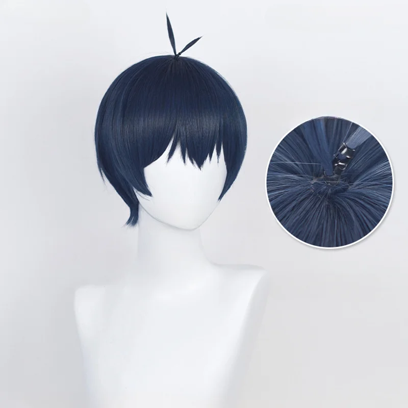 Anime Cosplay Duo - Anime Isagi Yoichi Cosplay Wig Short
