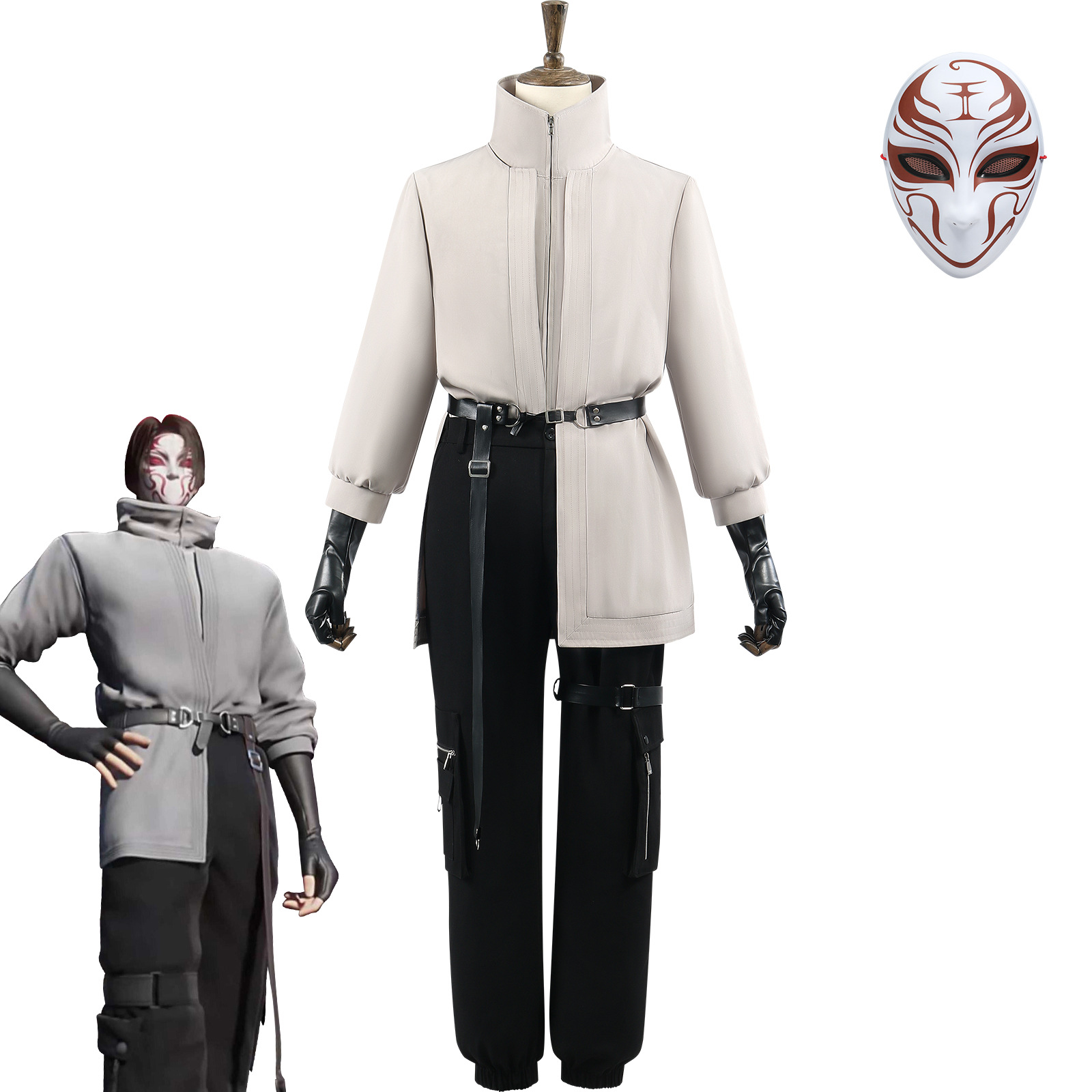 Cosplay Anime Solo - Vanished Holy Land Mask Squad Wang