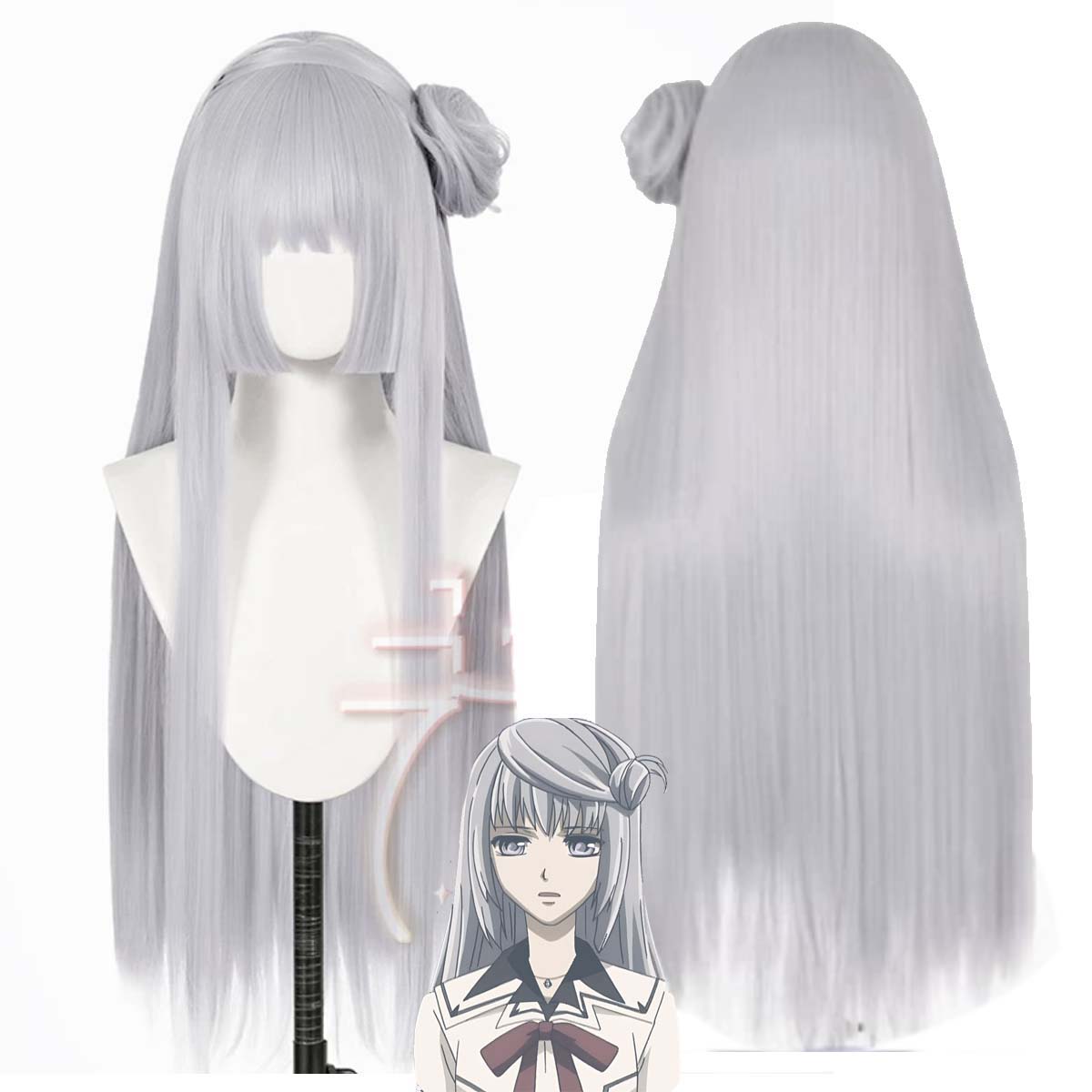Cosplay Anime White Hair - Women Anime Vampire Knight Maria Akai