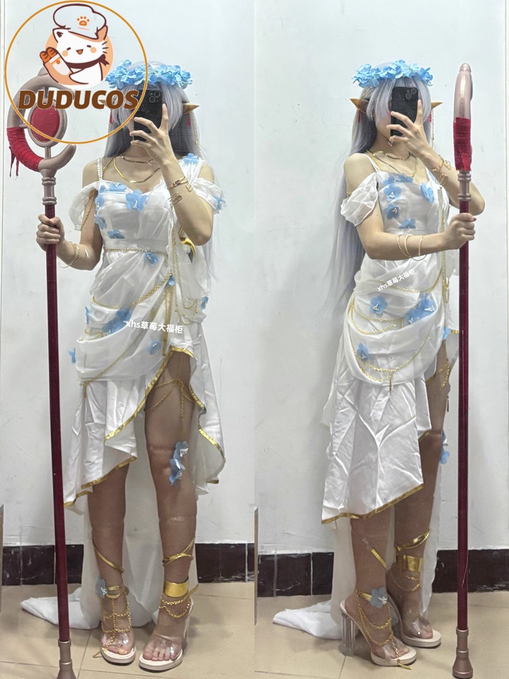 Anime Cosplay Wigs - IN STOCK Frieren Cosplay Doujin Costume