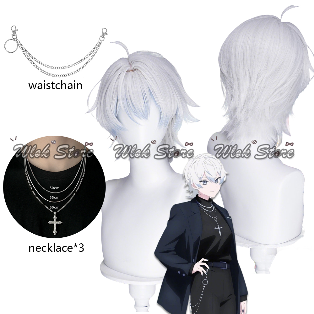 Anime Needy Girl Overdose Kara - огляд і ціна Cosplay Anime White Hair