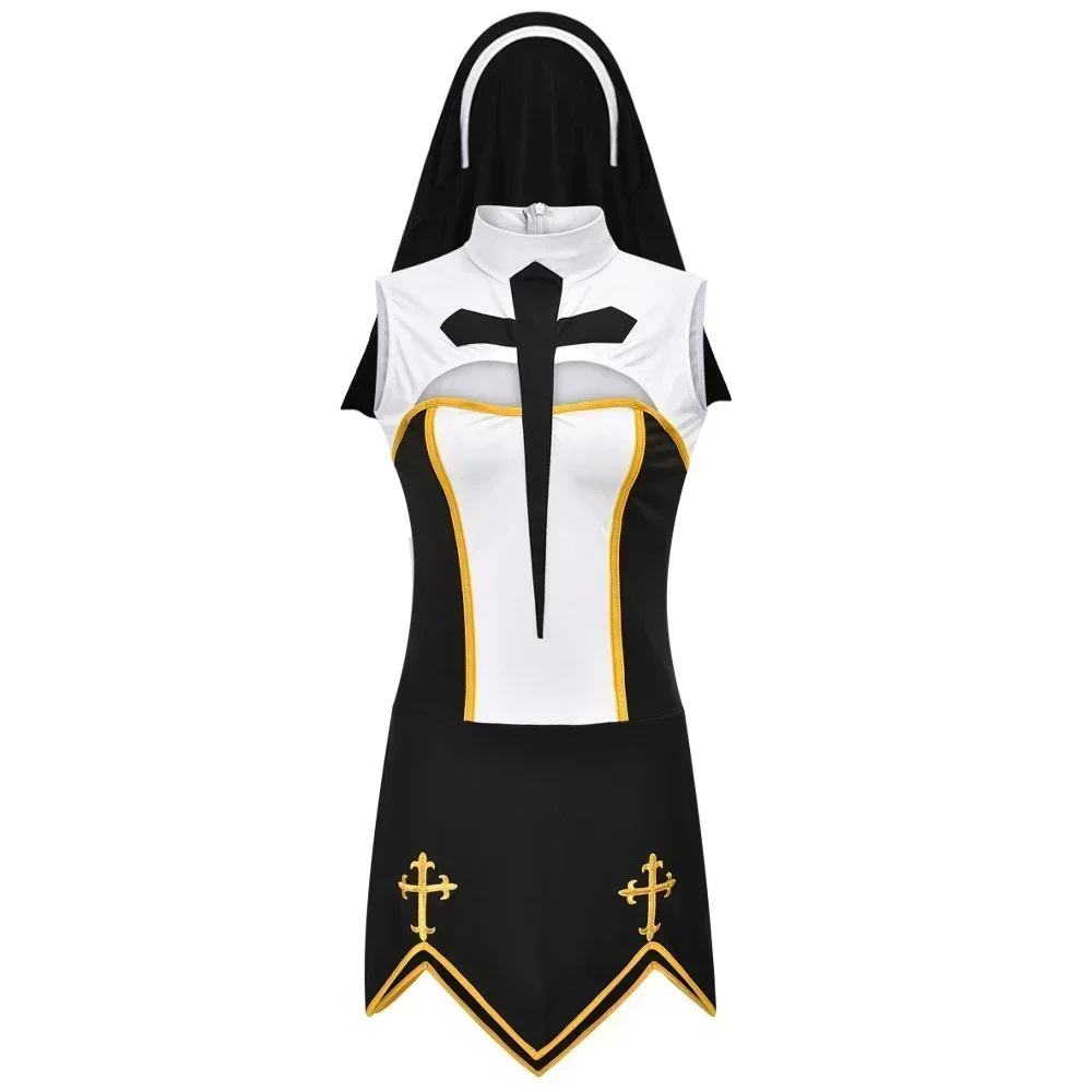 Women's Sexy Nun Cosplay Costu - огляд і ціна Anime Cosplay Nun