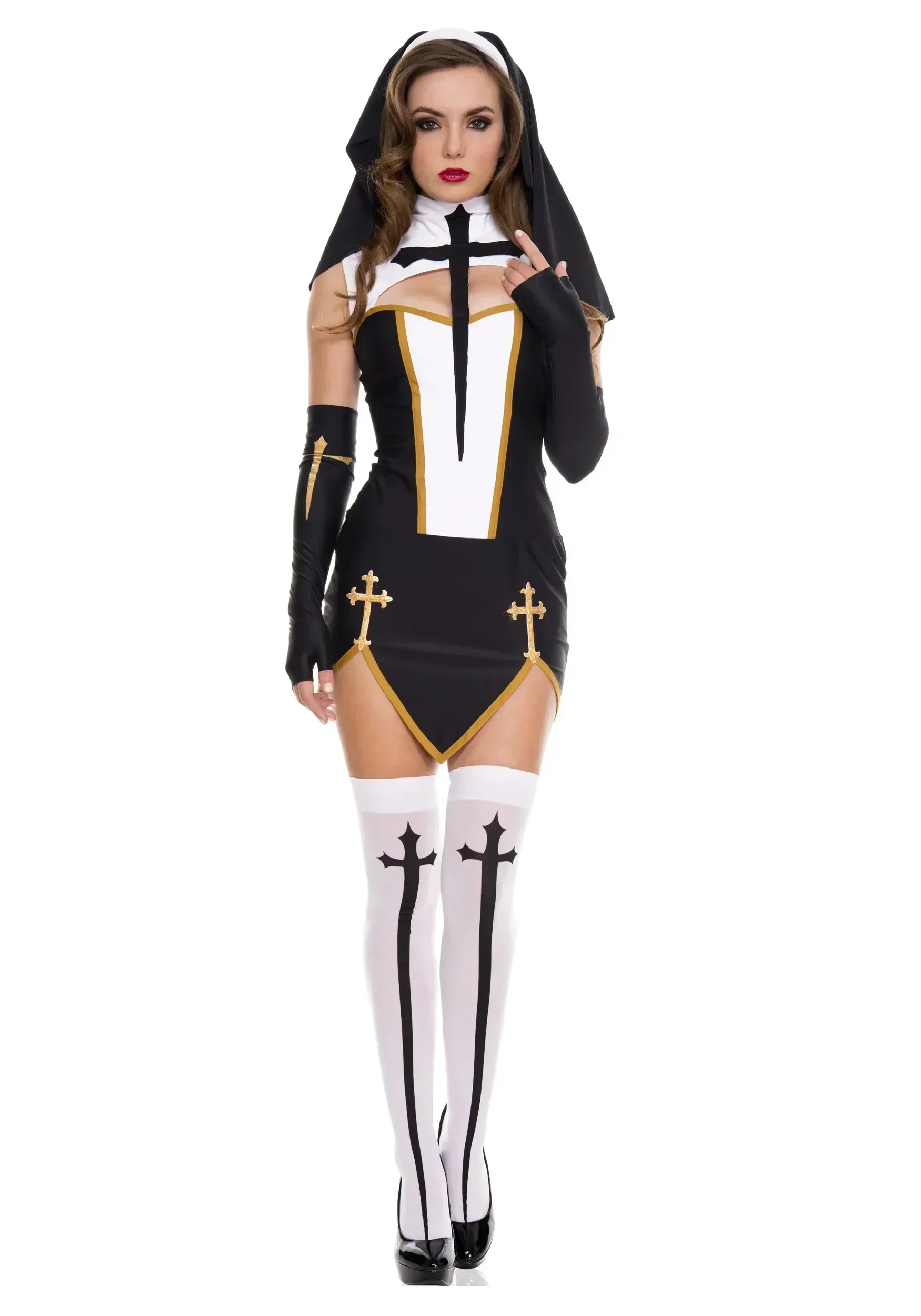 Women's Sexy Nun Cosplay Costu - огляд і ціна Anime Cosplay Nun