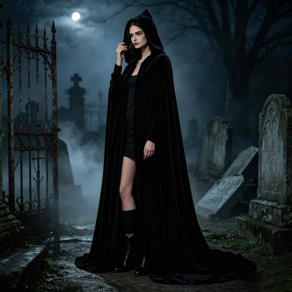 Unisex Adults Hooded Cloak Vel - огляд і ціна Anime Cosplay Nun