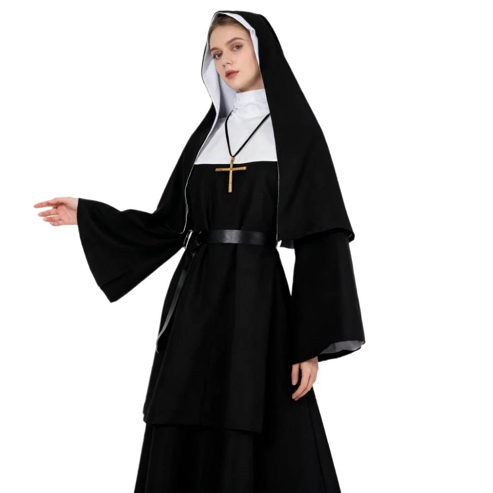 Halloween Nun Cosplay CostumeT - огляд і ціна Anime Cosplay Nun
