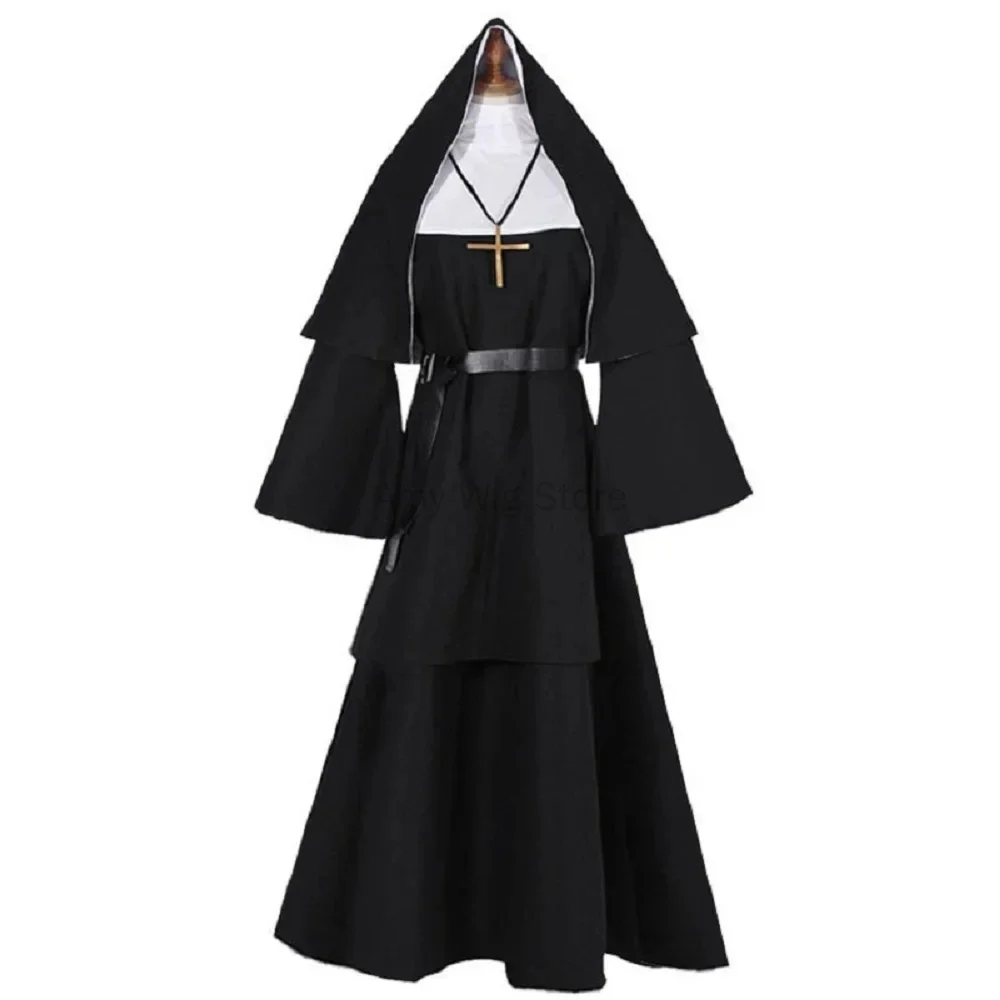 Nun Costume for Women Scary Ha - огляд і ціна Anime Cosplay Nun