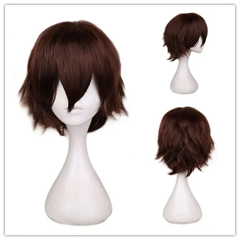 QQXCAIW Male Wig Black White P - огляд і ціна Cosplay Anime White Hair