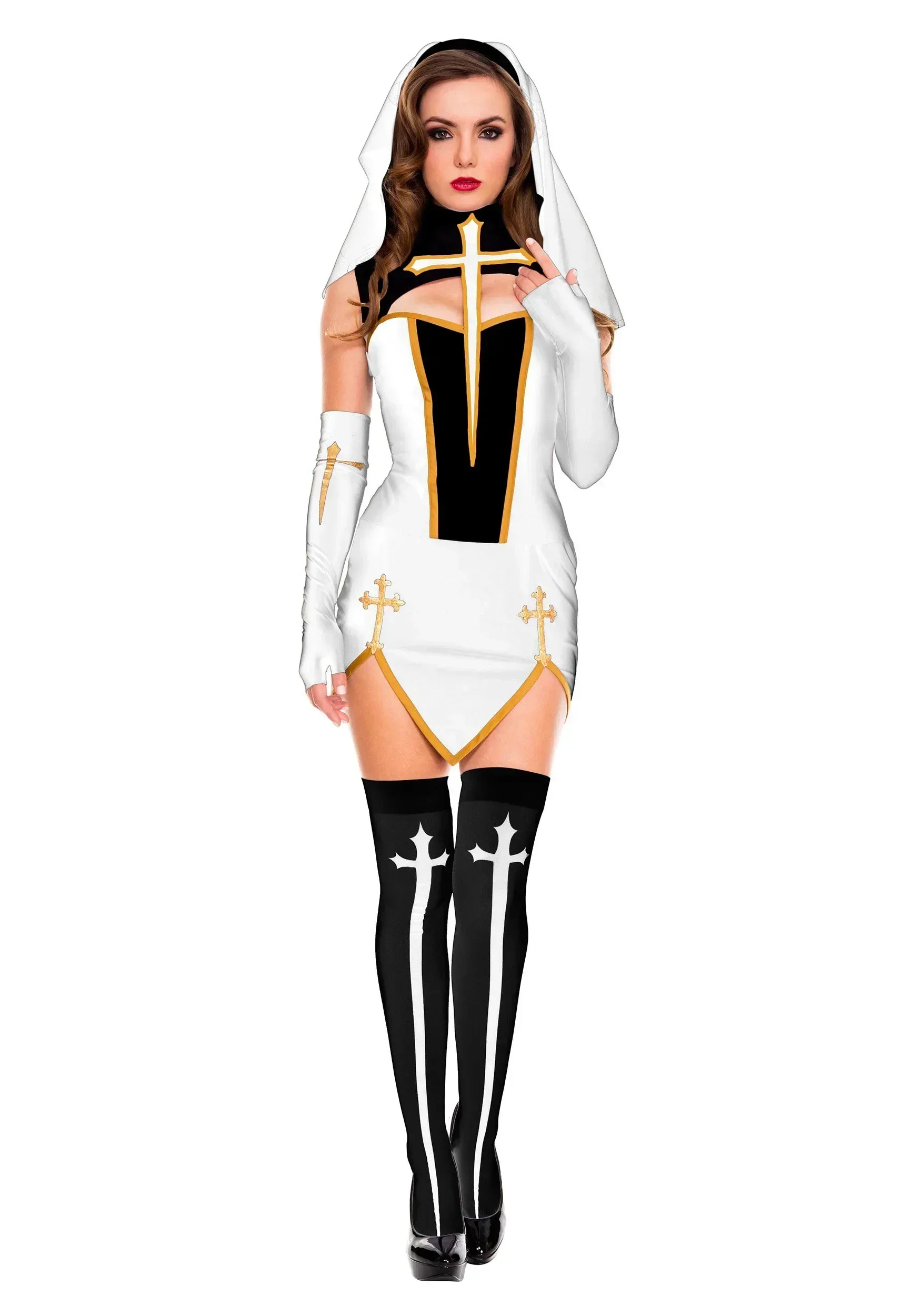 2026  Sexy Lady Nun Superior C - огляд і ціна Anime Cosplay Nun