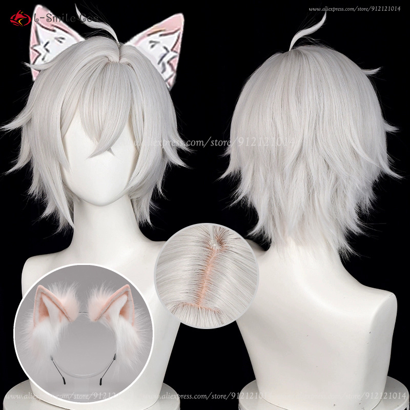 ZZZ Seth Lowell Cosplay Wig 30 - огляд і ціна Cosplay Anime White Hair