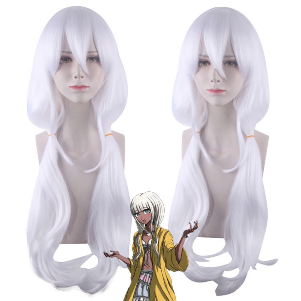 Danganronpa V3 Cosplay Wig Set - огляд і ціна Cosplay Anime White Hair
