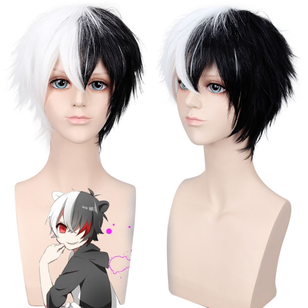 Danganronpa V3 Cosplay Wig Set - огляд і ціна Cosplay Anime White Hair