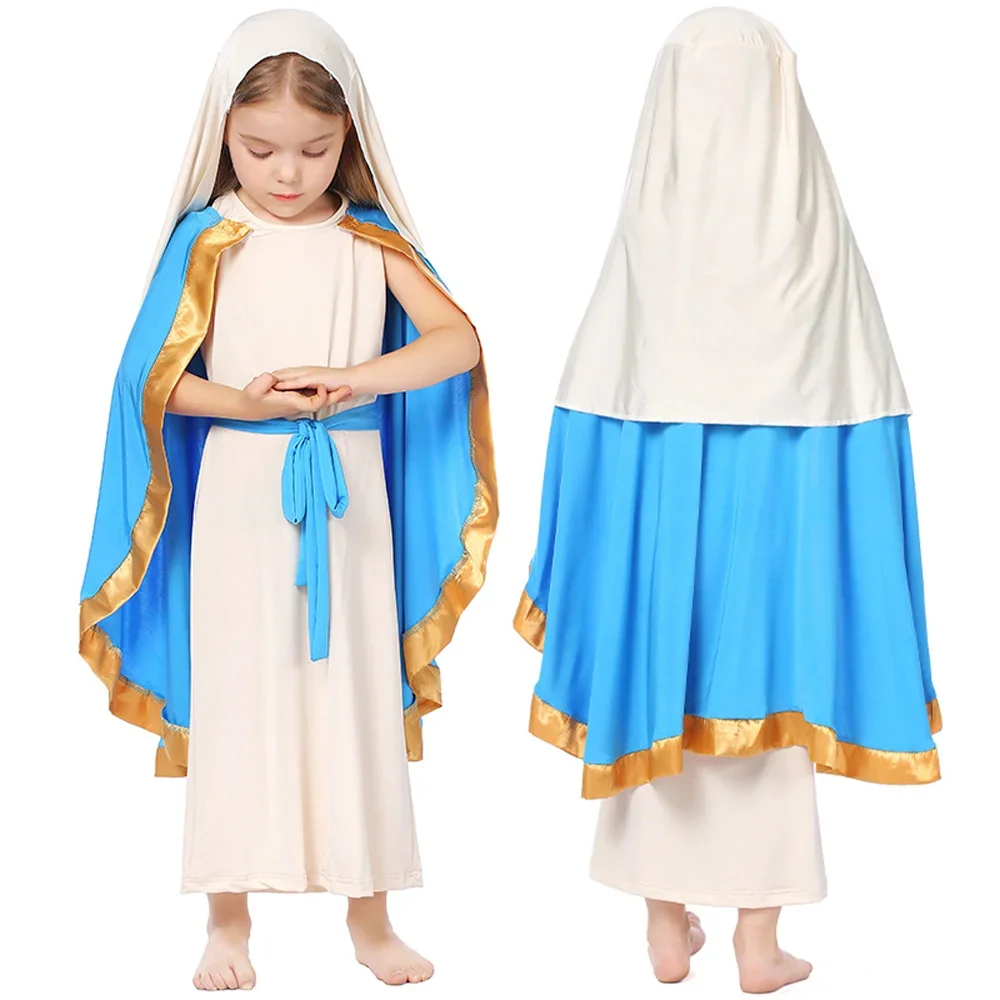 Virgin Mary Cosplay Sleeveless - огляд і ціна Anime Cosplay Nun