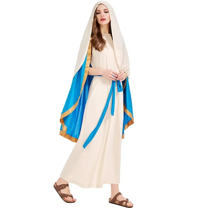 Virgin Mary Cosplay Sleeveless - огляд і ціна Anime Cosplay Nun